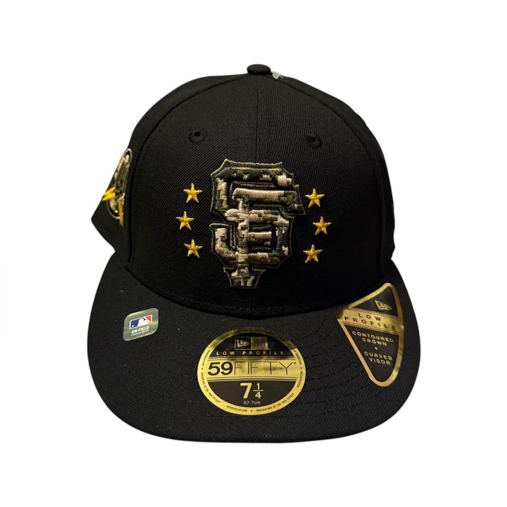 New Era Black San Francisco Giants 2024 Armed Forces Day On-Field 59FIFTY 7 1/4